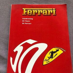 FERRARI CELEBRATING 50 YEARS OF FERRARI Magazine  (1997)	 64 pages